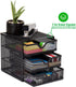 Mind Reader 3 Tier Drawer Organizer, Black