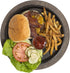 Lodge Cast Iron 9.25" Round Handless Serving Griddle, Black