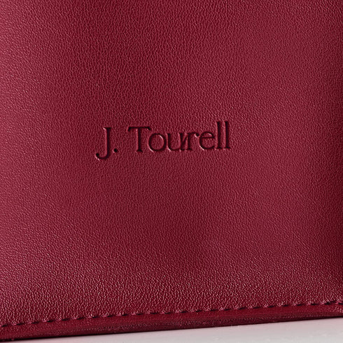 J.Tourell Wine Gift Bag Reusable - Wine Bottle Tote Bag, Bottle Carrier for Wine Champagne or Liquor, Single Bottle Wine Bag Gift for Wine Lover (Maroon)