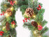 TOY MANIAC Christmas Garland 5.9 Feet Artificial Pine Garland Frosted Berry Pinecone Artificial Garland for Christmas Party Home Decoration