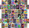 Woonkit Trippy Room Decor, Indie Room Decor, Hippie Room Decor, Indie Hippie Trippy Posters, Teen Wall Bedroom Dorm Aesthetic Poster, Photo Wall Collage Kit Pictures, Psychedelic Posters, 50PCS 4X6 INCH