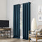 Sun Zero Nordic Theater Grade Extreme 100% Blackout Grommet Curtain Single Panel, 52" x 84", Teal
