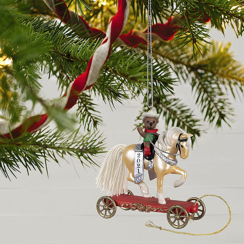 Hallmark Keepsake Christmas Ornament, Year Dated 2021, A Pony for Christmas