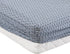 Comfort Spaces 100% Cotton Percale 3 Piece Set Ultra Soft Breathable Deep Pocket Printed Geometric Pattern Sheets with Pillow Cases Bedding, Twin, Diamond Blue