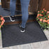Ottomanson RDM Rubber Doormat, 24 in x 36 in, Charcoal