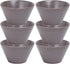 Ramen Bowl 13 Oz. Set of 6 Ceramic Ramen Noodle Rice Bowl, Microwave Safe Appetizer Bowls, Oven To Table Ramekins Bowls, Grey