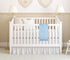 Little Starter Plush Toddler Blanket, Blue Dot