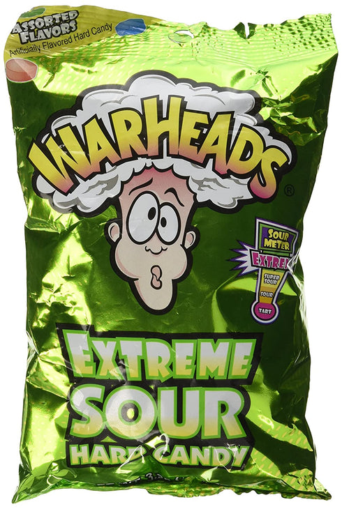 Warheads Extreme Sour Hard Candy 3.25oz Assorted Flavors