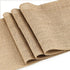 iPEGTOP Burlap Table Runner - 12 Inches x 10 Yards Extra Long - Natural Jute Fabric Roll Placemats Centerpieces with Sewn Edges for Farmhouse Country Rustic Home Decor Wedding Decorations Crafts