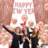Happy New Year Decorations 2022 Set - Rose Gold Glitter Happy New Year Banner, No DIY | Rose Gold Fringe Curtain for Happy New Year Backdrop | New Years Eve Party Supplies 2022, New Years Decorations
