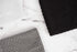 Kitchen Towels 100% Cotton - Machine Washable - Extra Soft 12x12 Black and White Dobby Weave Dish Towels, Tea Towels, Bar Towels - 12 Pack