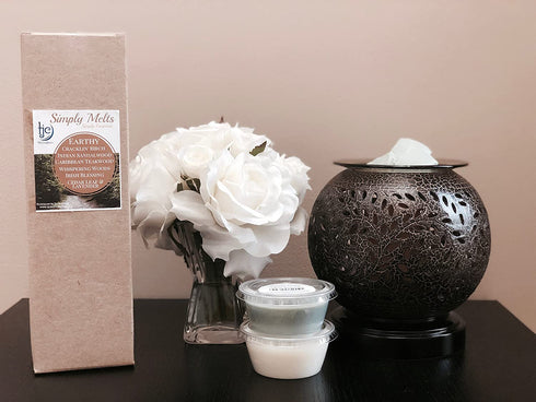 Scented Wax Melts Variety Pack - Hand Poured Natural Soy Candle Wax Melts for Warmers, 6 Resealable Cups (2.2 Ounces Each, 13.2 Ounces Total), Up to 40 Hours of Scent Throw Per Quarter Cup (Relaxing)