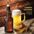 Amber Glass Swing Top Beer Bottles - 16-Ounce (6-Pack) Grolsch Bottles, with Flip-Top Airtight Lid, for Carbonated Drinks, Kombucha, 2nd Fermentation, Water Kefir, UV-Protection Brewing Bottle.