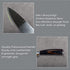 KNIFAST Chef Knife Kitchen Knife, Germany High Carbon Stainless Steel Professional Chef Knife, Ultra Sharp, Forged (Chef knife)