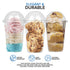 Stock Your Home 16 Oz Plastic Cups With Dome Lids (50 Count) -Parfait Cups With Lids - Disposable And Leak-Proof -Clear Cups With Dome Lids For Snacks, Food Sampling, Bakeries, Cupcakes, Ice Cream