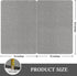 LuxStep Shower Mat Bathtub Mat,24x16 inch, Non-Slip Bath Mat with Drain, Quick Drying PVC Loofah Bathmat for Tub,Shower,Bathroom (24"x16"+24"x16",Grey)