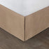 Greenland Home Burlap Bed Skirt, Natural, Full