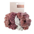 Kitsch Velvet Scrunchies for Hair | Hair Scrunchies for Women | Holiday Gift Scrunchy Hair Bands | 5 Pack (Blush/Mauve)