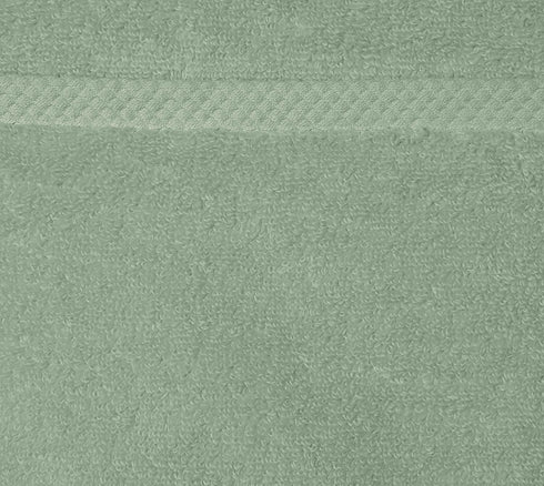Amazon Basics Quick-Dry Bath Towels - 100% Cotton, 2-Pack, Seafoam Green