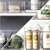 BINO | Plastic Storage Bins, Medium | THE HANDLER COLLECTION | Multi-Use Organizer Bins | Built-In Handle | BPA-Free | Pantry Organization | Home Organization | Fridge Organizer | Freezer Organizer