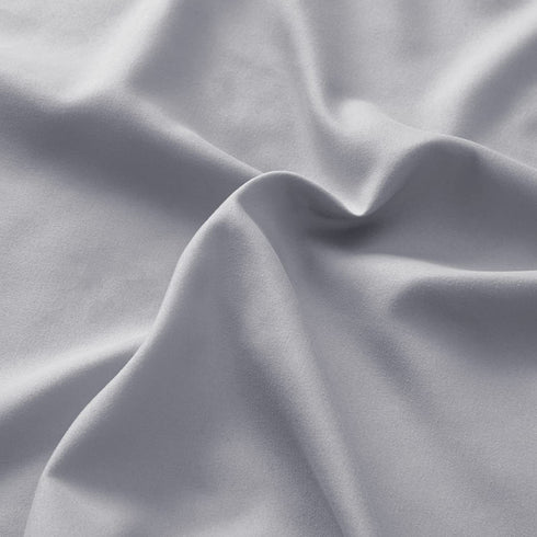 Comfort Spaces Microfiber Set 14" Deep Pocket, Wrinkle Resistant All Around Elastic-Year-Round Cozy Bedding Sheet, Matching Pillow Cases, Twin, Light Gray,CS20-0119