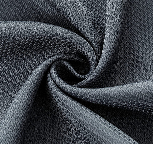 Biscaynebay Textured Fabric Tablecloth 54 X 54 Inches Square, Dark Grey Water Resistant Spill Proof Tablecloths for Dining, Kitchen, Wedding and Parties, Machine Washable