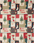 GoodGram Ultra Plush Christmas & Halloween Themed Fleece Throw Blankets - Assorted Styles (Farmhouse Plaid Merry Christmas)