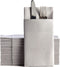 Gray Dinner Napkins Cloth Like with Built-in Flatware Pocket, Linen-Feel Absorbent Disposable Paper Hand Napkins for Kitchen, Bathroom, Parties, Weddings, Dinners or Events, 16x16 inches, Pack of 50