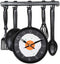 Kitchen Decorative Frying Pan Wall Mounted Clock with Fried Egg for Dinning Hall Restaurant Café TPCA54336-P