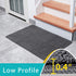 GKLUCKIN Ultra Absorbent Indoor Doormats, Durable Dark Grey 20"x32" Entryway Rug Non-Slip Rubber Bottom 0.4" Low Profile Mats for Front Door Bathroom Kitchen Laundry Room Entry Decor