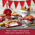 College Kitchen Collection Alabama Crimson Tide Serving Party Bowls / Mixing Bowls Set / Food Appetizer Serveware - 4 Piece, White