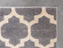 Unique Loom Trellis Collection Modern Morroccan Inspired with Lattice Design Area Rug, 2 ft 2 in x 3 ft, Gray/Beige
