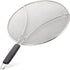 Splatter Screen for Frying Pan - Stops Almost 100% of Hot Oil Splash - X Large 15.5" Stainless Steel Grease Guard Shield and Catcher- Keeps Stove and Pans Clean & Prevents Burns When Cooking by Zulay