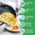 GreenLife Soft Grip Diamond Healthy Ceramic Nonstick 11" Griddle Pan, PFAS-Free, Dishwasher Safe, Black