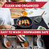 Silicone Spoon Rest for Stove Top €“ Set of 2 | HEAT RESISTANT | EASY €“ CLEAN Spoon Holder for Stove Top | Nonstick Sturdy Silicon Spoon Rest for Kitchen Counter | Spatula Rest HOLDS 2 LARGE UTENSILS