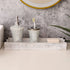 Rustic Wooden Serving Trays Rectangular Wood Serving Tray with Handle,Ottoman Tray for Living Room 16 Inch Long Narrow Tray for Serving Wine(whitewashed)