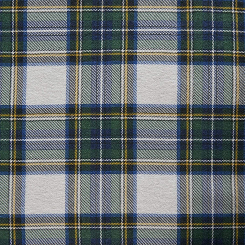 Comfort Spaces Cotton Flannel Breathable Warm Deep Pocket Sheets With Pillow Case Bedding, Twin, Scottish Plaid Green