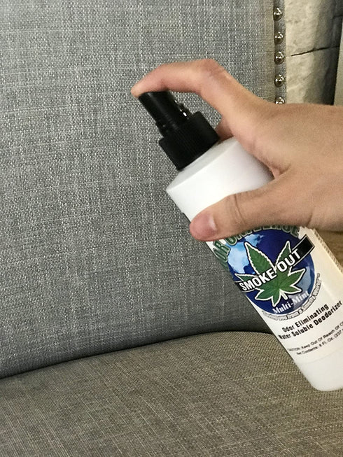 Odor Universe Smoke Out Smoke Smell Remover Removes Smell of Cigars Cigarettes Pot Smelland other Smoke and Organic Smells Including Spoiled Milk and Other Car and Home Smells 8 oz. Bottle