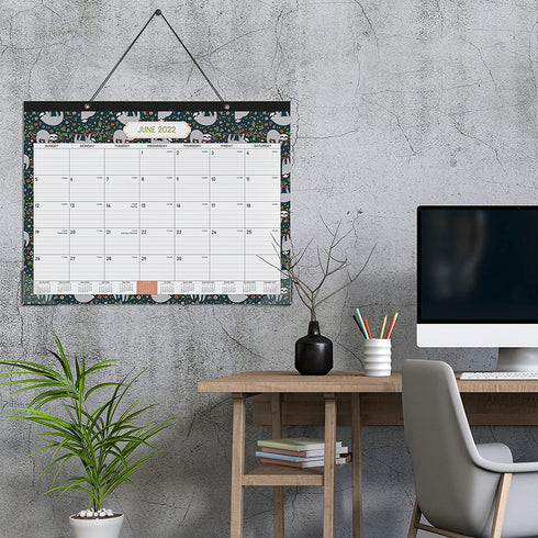 Desk Calendar 2022 - Large Desk Calendar 22" x 17" ,18 Month Wall Calendar, July 2021 - December 2022, Monthly Calendar with Large Ruled Blocks, Thick Paper with Corner Protectors, Best Desk Calendar for Organizing