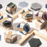 Set of 6 Degr? Coasters (Sandstone) by LINE+ARC. 10mm Thick, Dishwasher Safe, Stain-Resistant, Outdoor, Coffee Table, Silicone, Modern, Hexagon, Mid Century, Cup, Drink, Non-Absorbent, Housewarming€¦