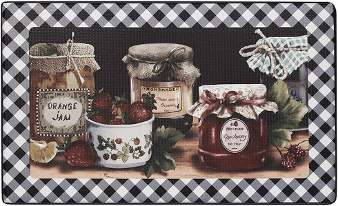 Achim Home Furnishings Anti Fatigue Mat, 18" x 30", Mason Jars, Multi