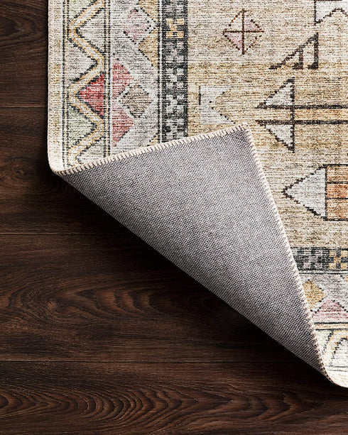 Loloi II Skye Collection SKY-04 Gold / Blush, Traditional 2'-3" x 3'-9" Accent Rug