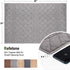 REFETONE Indoor Doormat, Front Back Door Rug Durable Rubber Backing Non Slip Door Mat Super Absorbent Resist Dirt Entrance Rug Inside Floor Mats Machine Washable Low-Profile - 24"x 36", Grey