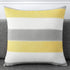 AmHoo Pack of 2 Farmhouse Stripe Check Throw Pillow Covers Set Case Cotton Linen Decorative Pillowcases Cushion Cover for Couch Bench Sofa 20x20Inch Yellow Beige