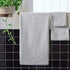 Amazon Brand Rivet Casual Striped 100% Cotton Bath Towel, Hand Towel, and Washcloth, Blue