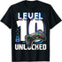 Level 10 Unlocked Video Gamer 10th Birthday Gift for Boys T-Shirt