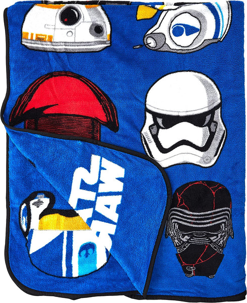 Jay Franco Star Wars Fly Boy Throw Blanket, Blue