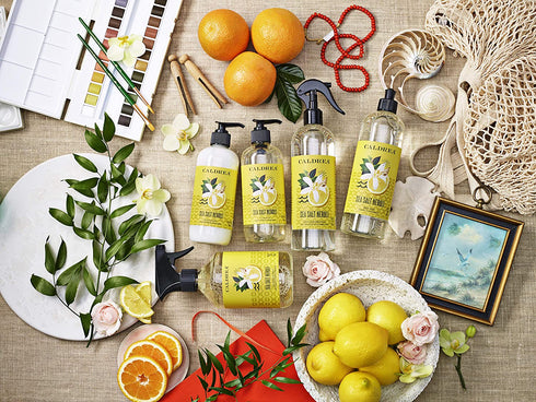 Caldrea Linen & Room Spray Air Freshener, Made with Essential Oils, Plant-Derived & Other Thoughtfully Chosen Ingredients, Packaging May Vary, Transparent, Sea Salt Neroli Scent, 16 Fl Oz