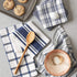 DII Assorted Woven, Kitchen Dishtowel Set, 18x28, Nautical Blue, 5 Piece