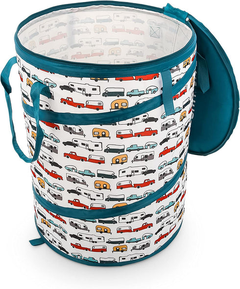 Camco 42986 Pop Up Recycle Container (18" x 24" Print), 1 Pack, Large
